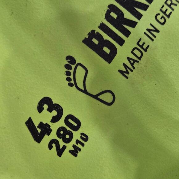 Birkenstock Arizona Essentials EVA sandals Active Lime Men's (43) 10 - Picture 4 of 8